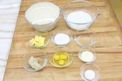 How to make pure milk hand-torn toast: Step 1