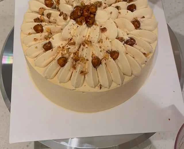 Baking | Recipe for Toffee Hazelnut Sea Salt Cake