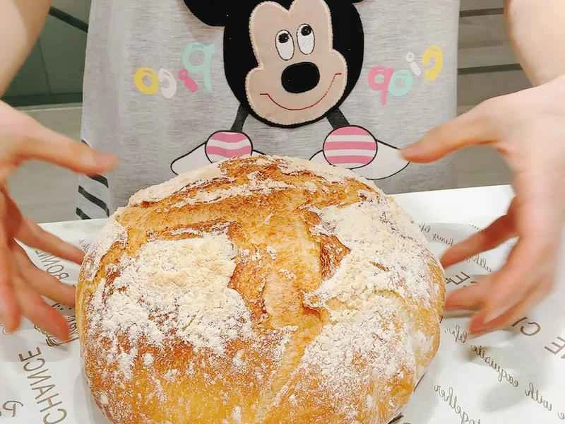 How to make pure milk hand-torn toast: Step 1