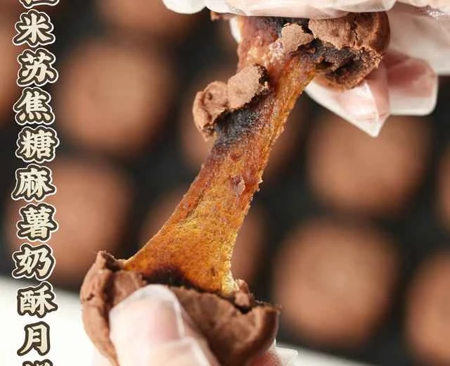 Tiramisu Caramel Mochi Cocoa Shortbread Mooncakes | One Bite and You'll Be Delighted | Cookie-like Texture | Crispy and Crumbly Recipe