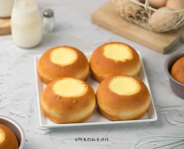 Shunde water buffalo milk pudding bread~ I was amazed the first time I tried it, so I'm recreating it!