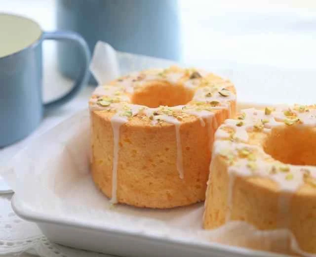 Hanami Baking - Orange and Lemon Chiffon Cake (10cm Chiffon Mold Recipe)