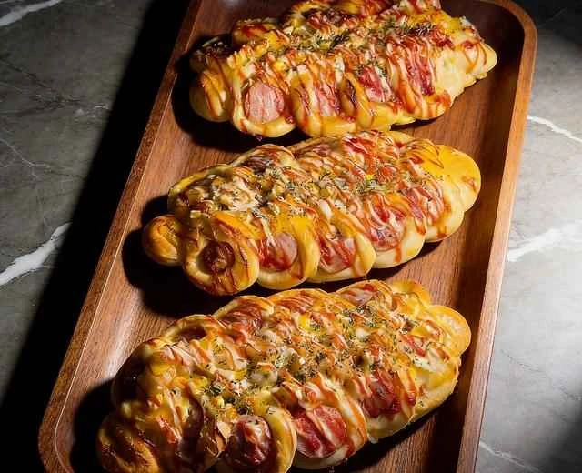 BBB Sausage Cheese Pizza Bread "Cooked Bread" Recipe