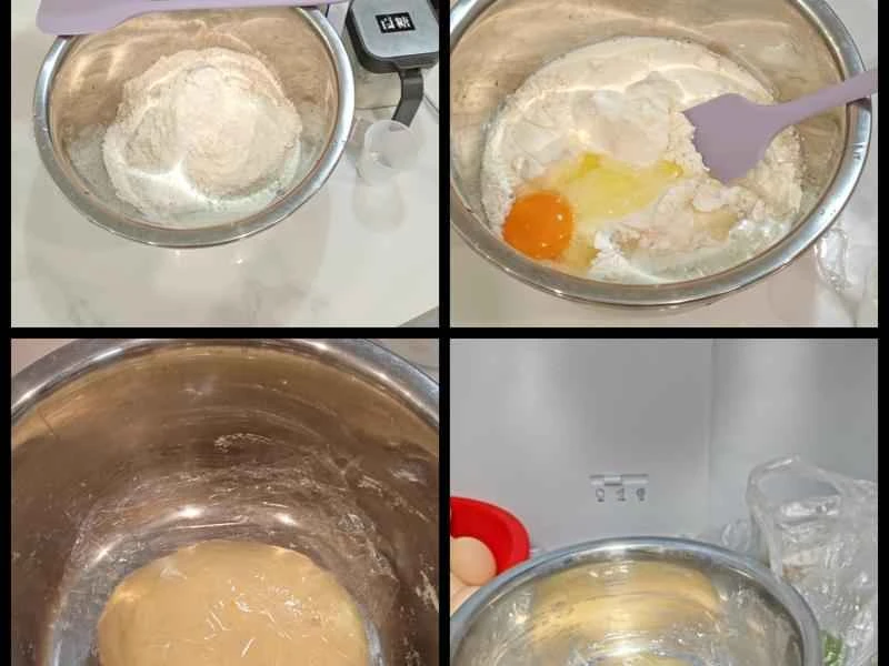 How to make pure milk hand-torn toast: Step 1