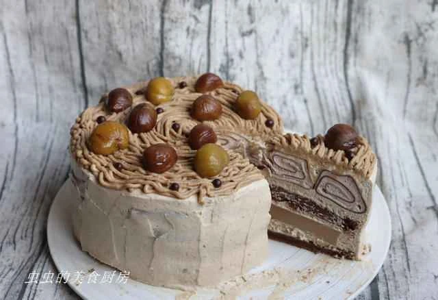 Chestnut Crepe Roll Chocolate Cake Recipe