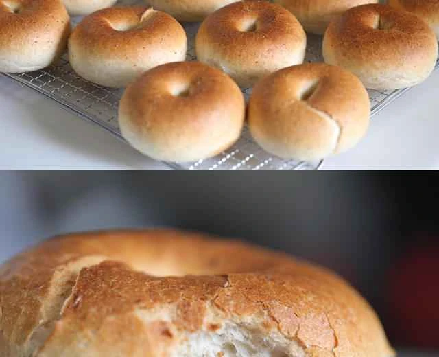 Oil-free and sugar-free, delicious and healthy whole wheat bagels