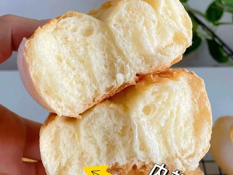 How to make pure milk hand-torn toast: Step 1